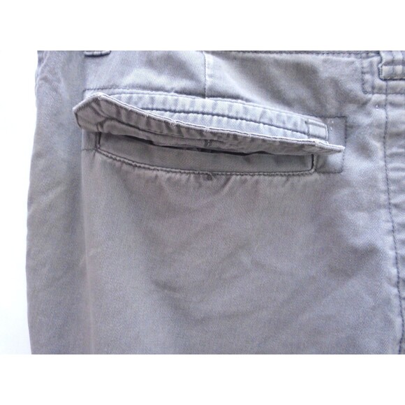 Aeropostale Mens Authentic Paratrooper Pocket Cargo Shorts Size 36 Gray - Picture 15 of 16